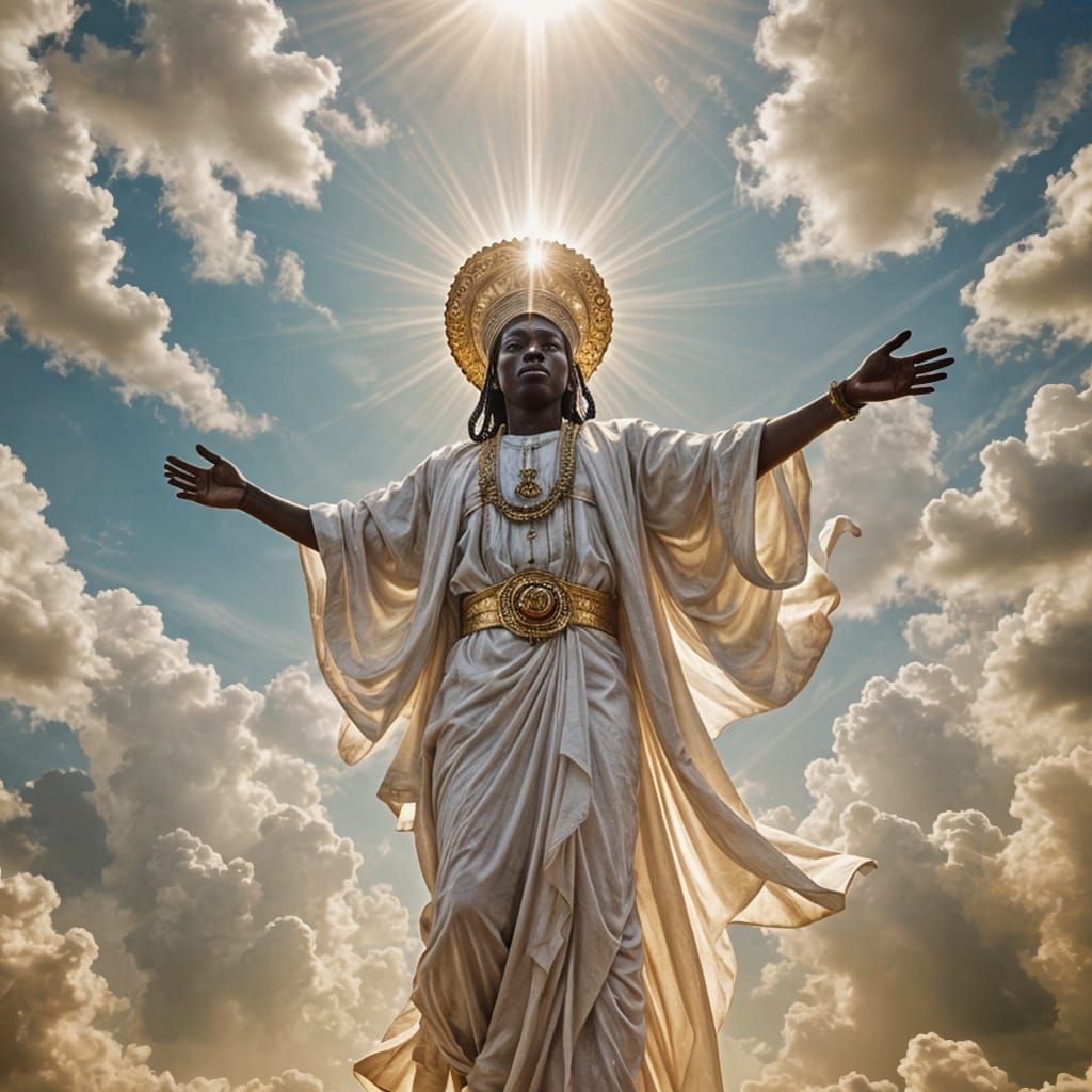 Nigerian Deity Descends from Heaven in Divine Light