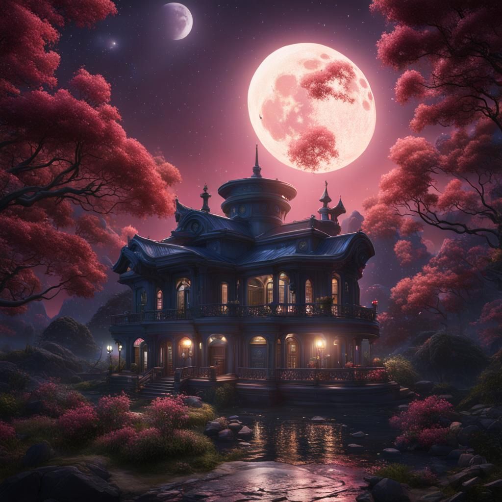 Cherry Blossom Moon