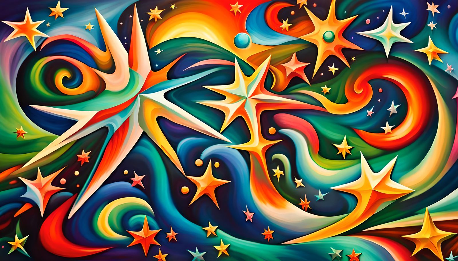 Swirling Newborn Stars in Electromagnetic Plasma Maelstrom