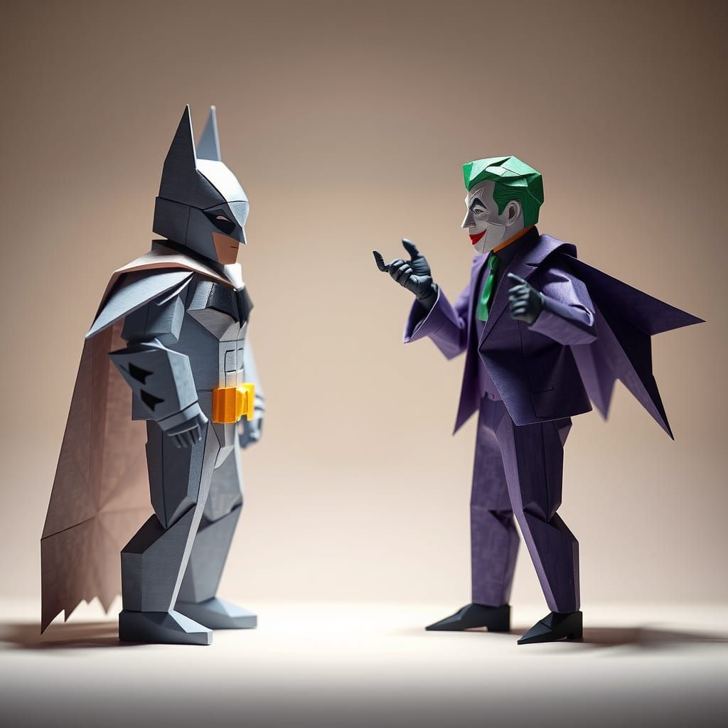 Origami Heroes in Cubic Opposition