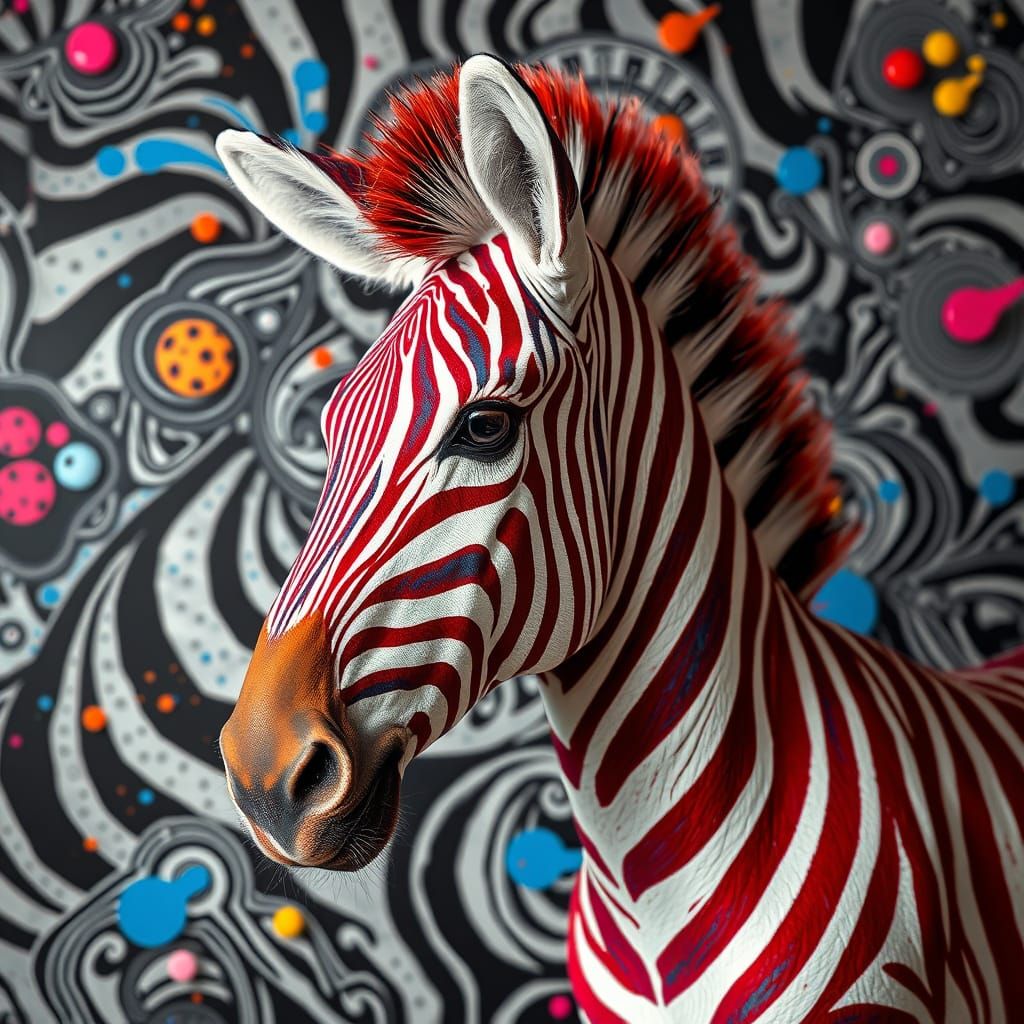 funny zebra