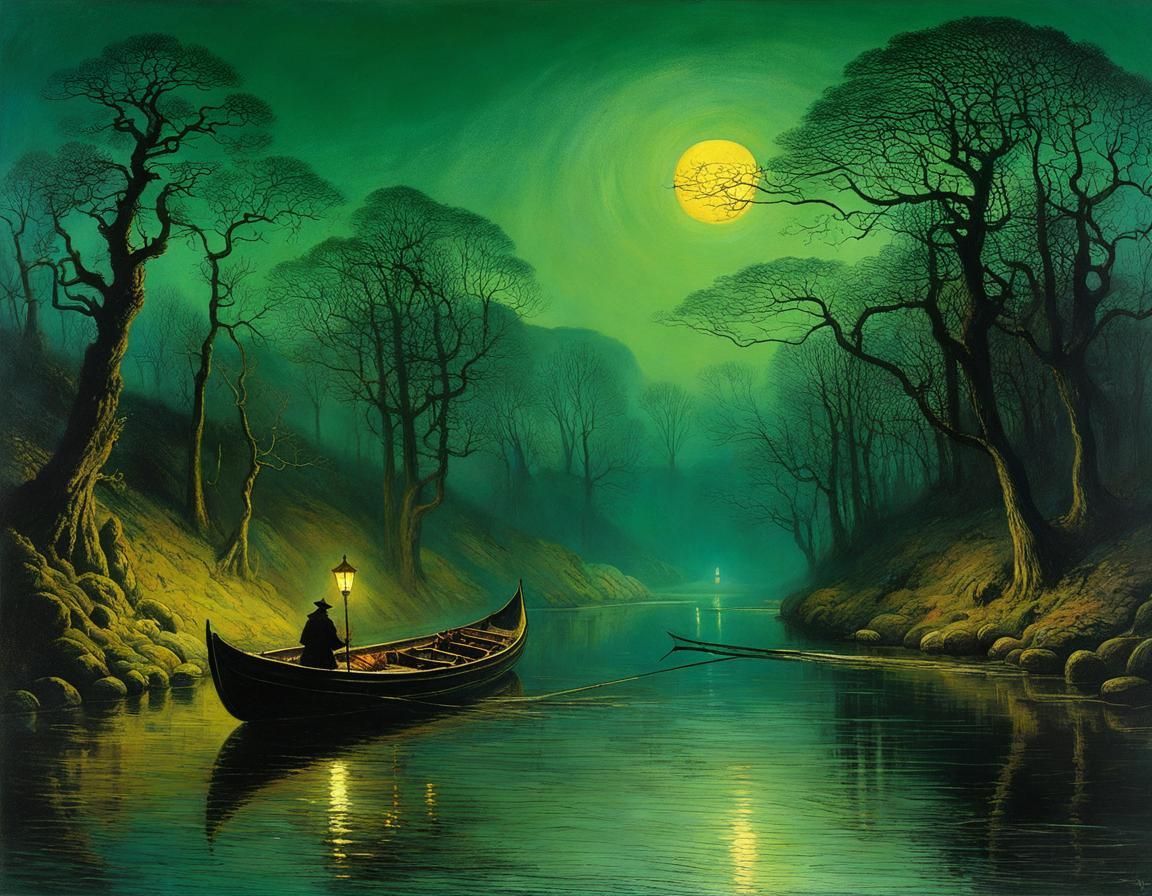 River Styx Nocturne in Victorian Style