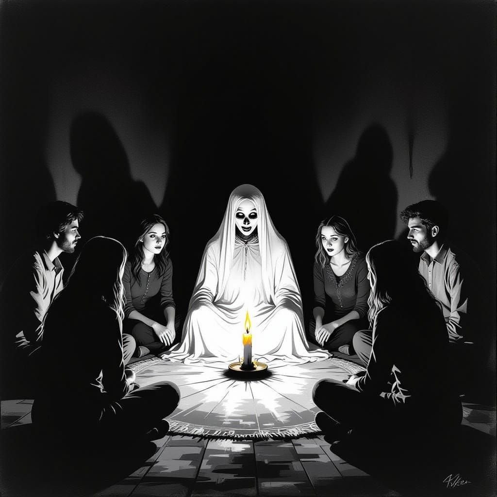 Friends' Séance Joke Turns Terrifying with Spectral Guest