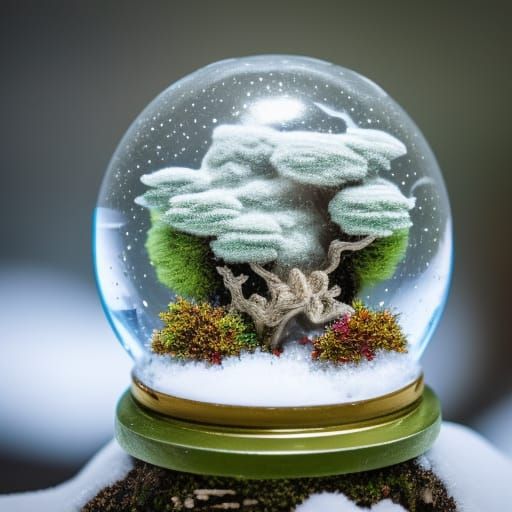 Ecosystem in Snowglobe: Professional Photography