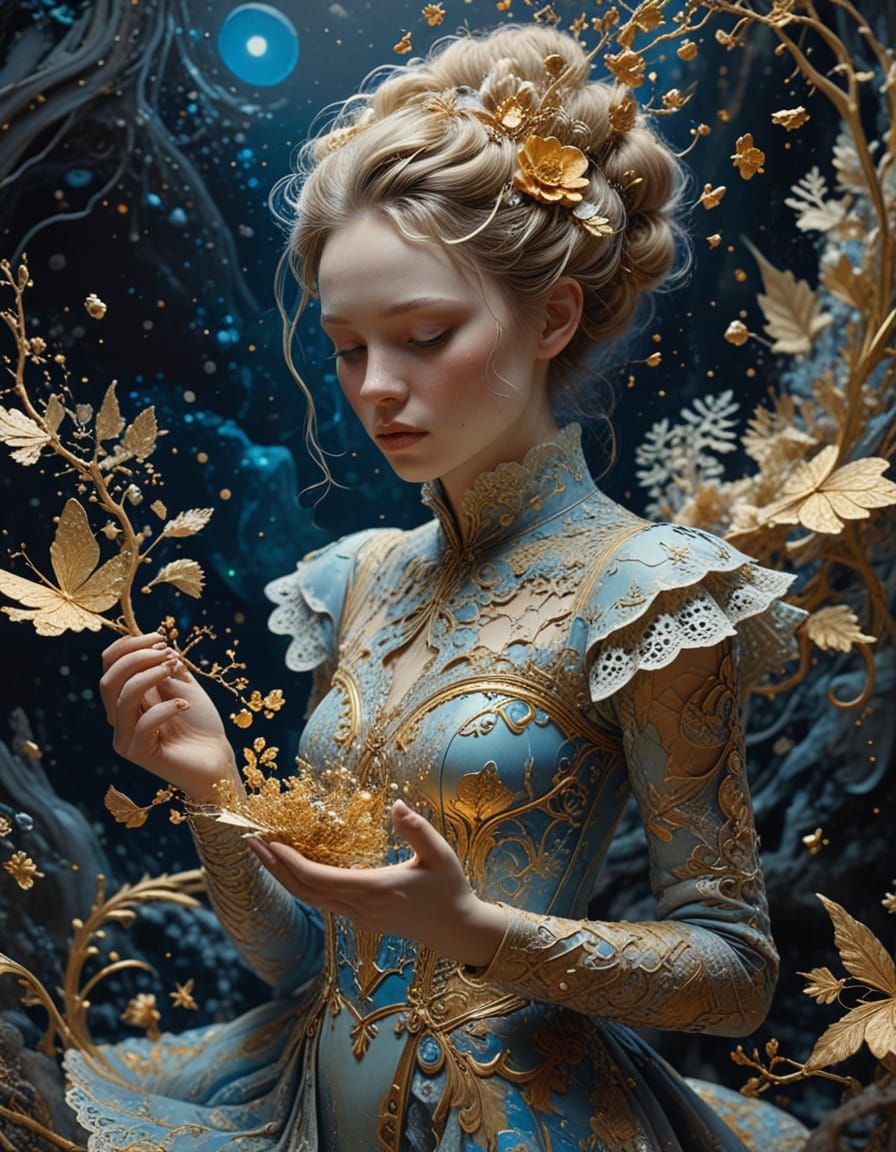 Whimsical Dreamscapes in Mixed Media