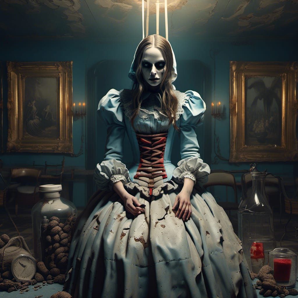 Alice in Wonderland in Asylum: Hyperrealistic Horror