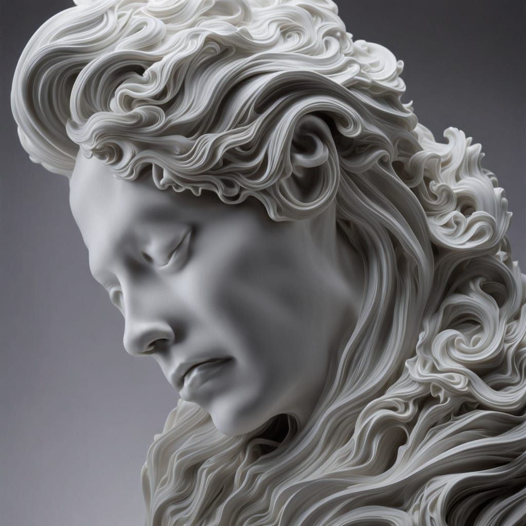 Refik Anadol Resin Cast Sculpture Art