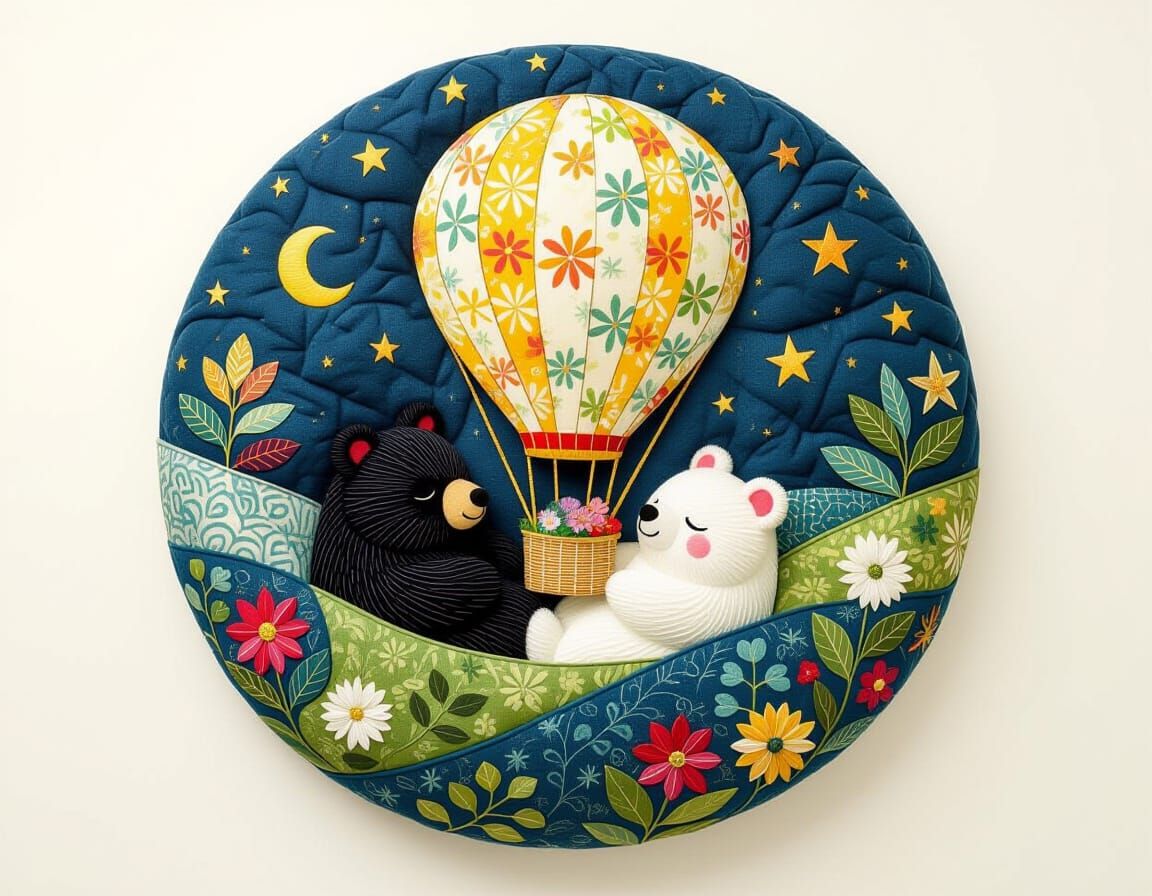 Snug in the Earth Mothership Balloon