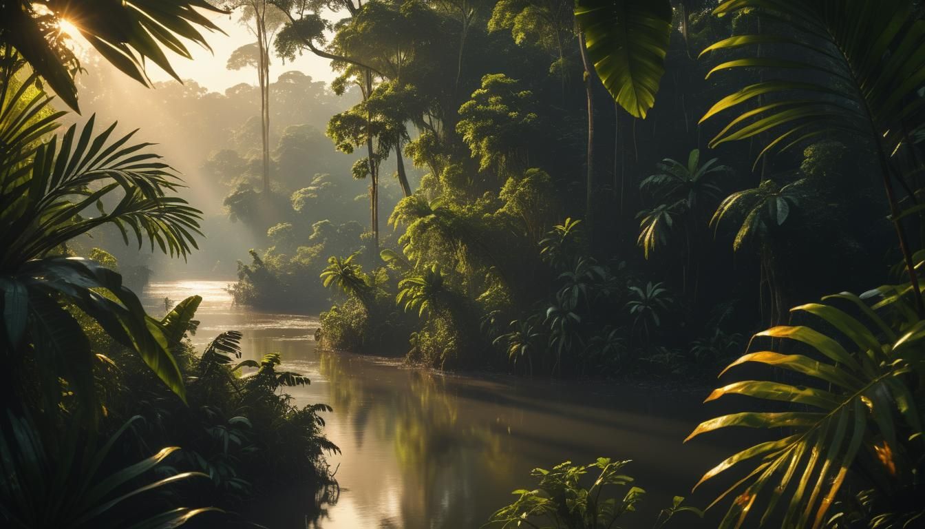 Sunset on the Amazon - reworked