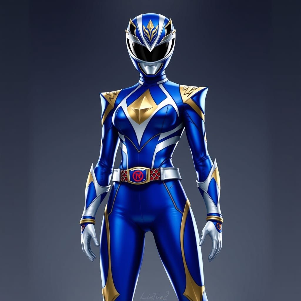 Female Indigo Royal Slade Power Ranger