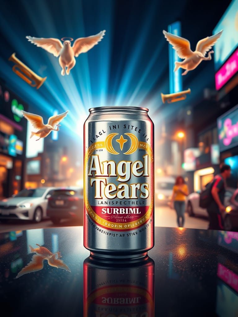 Vibrant can of Angel Tears