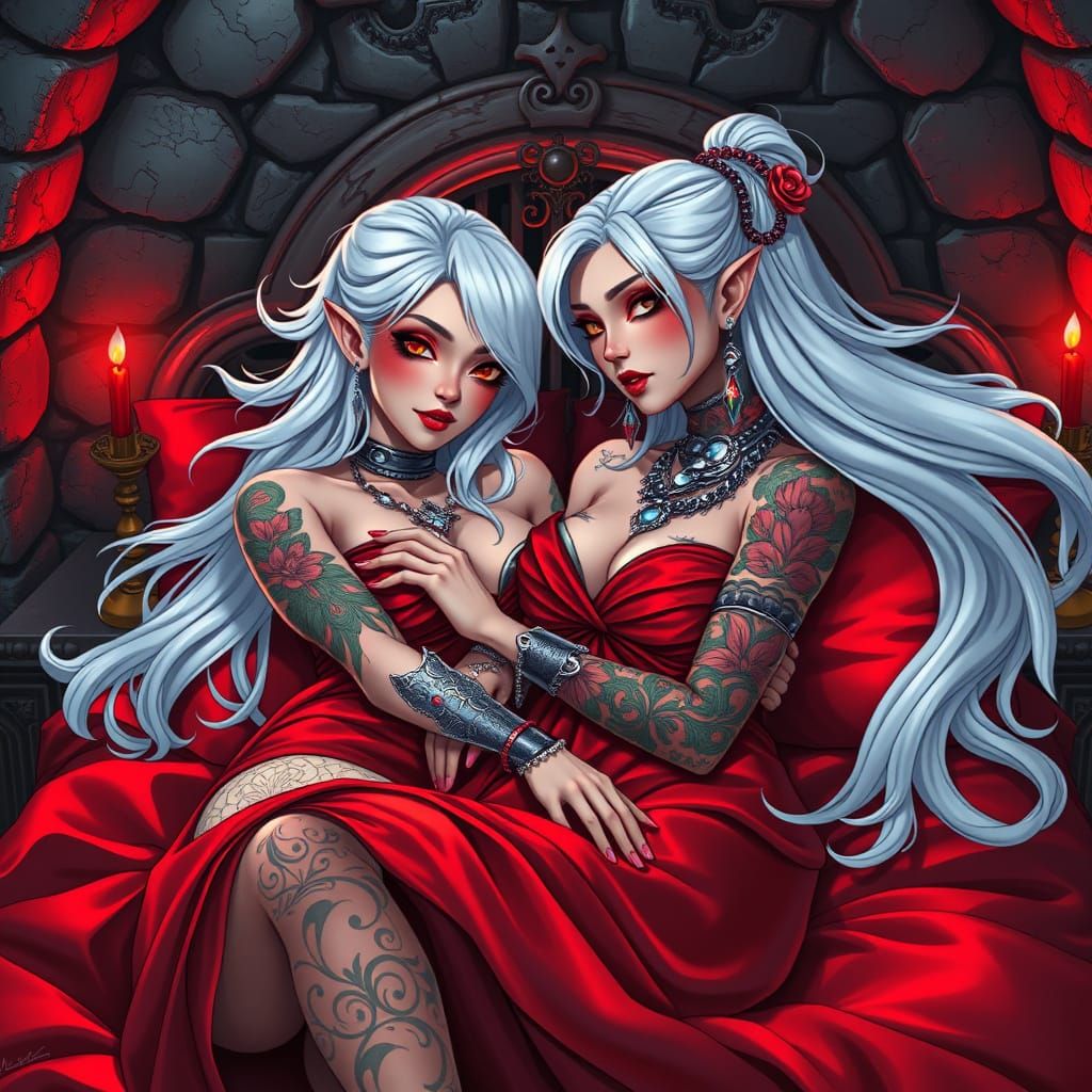 Thai Gothic Goddesses in Candy-Colored Splendor