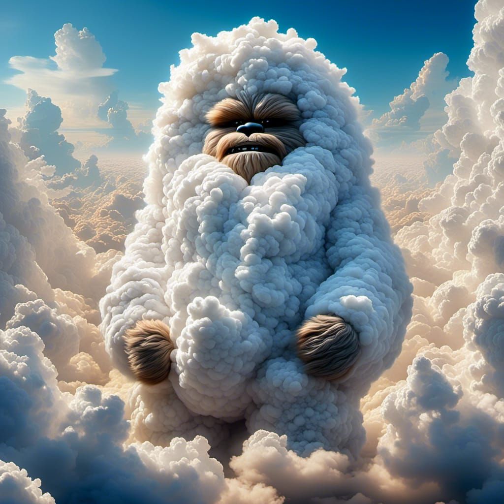 Cloud Chewbacca: AI Generated Star Wars Character