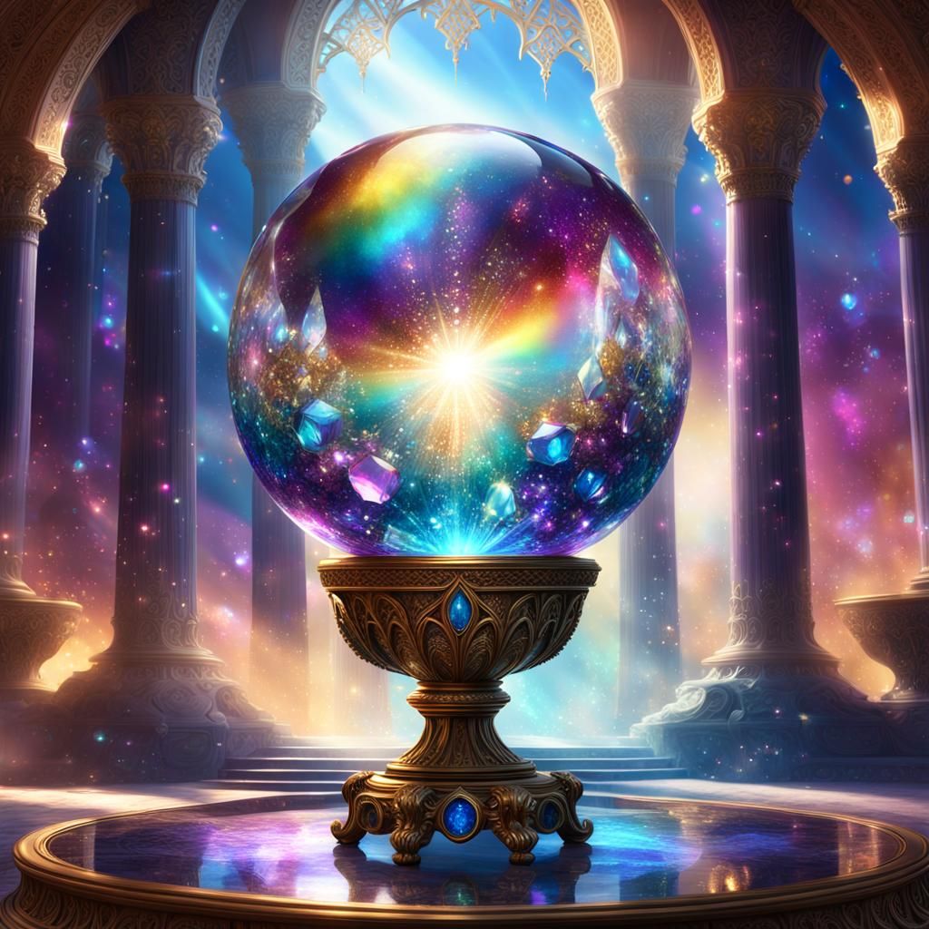 Jeweled Marble on Pedestal Fantasy Concept Art
