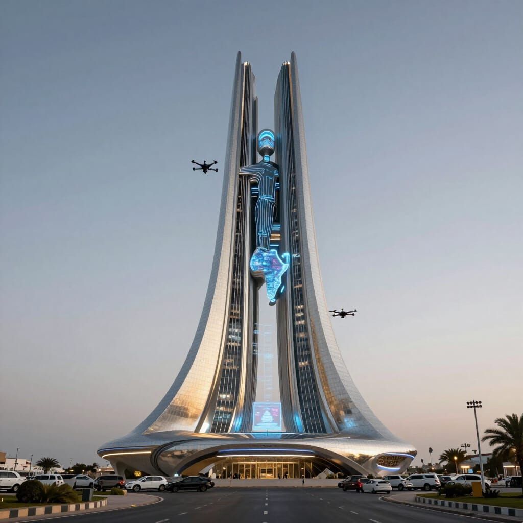 Futuristic Monument to African Renaissance in Senegal