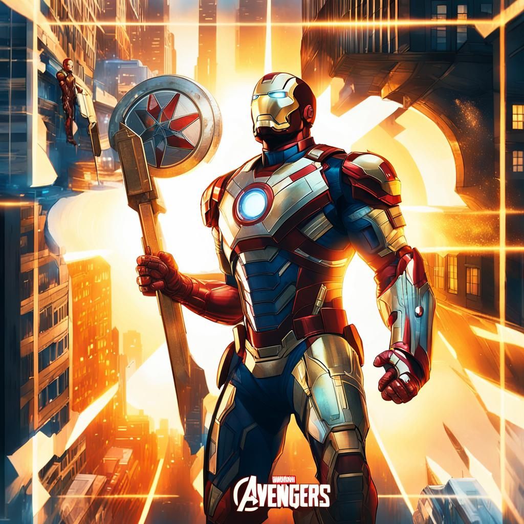 The Avengers Ready for Action in Hyper-Realistic Art