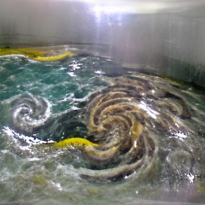 Abstract Whirlpool Water Motion