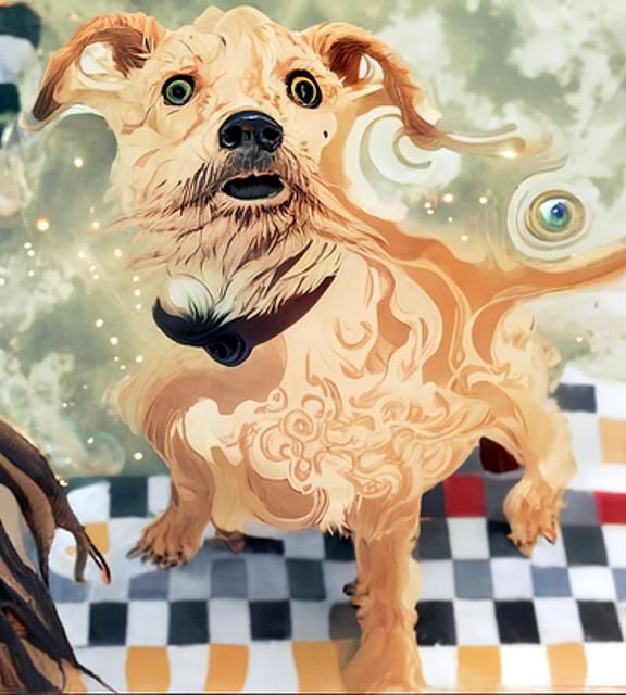 Exploding Puppy: A Psychedelic Fantasy Dreamscape