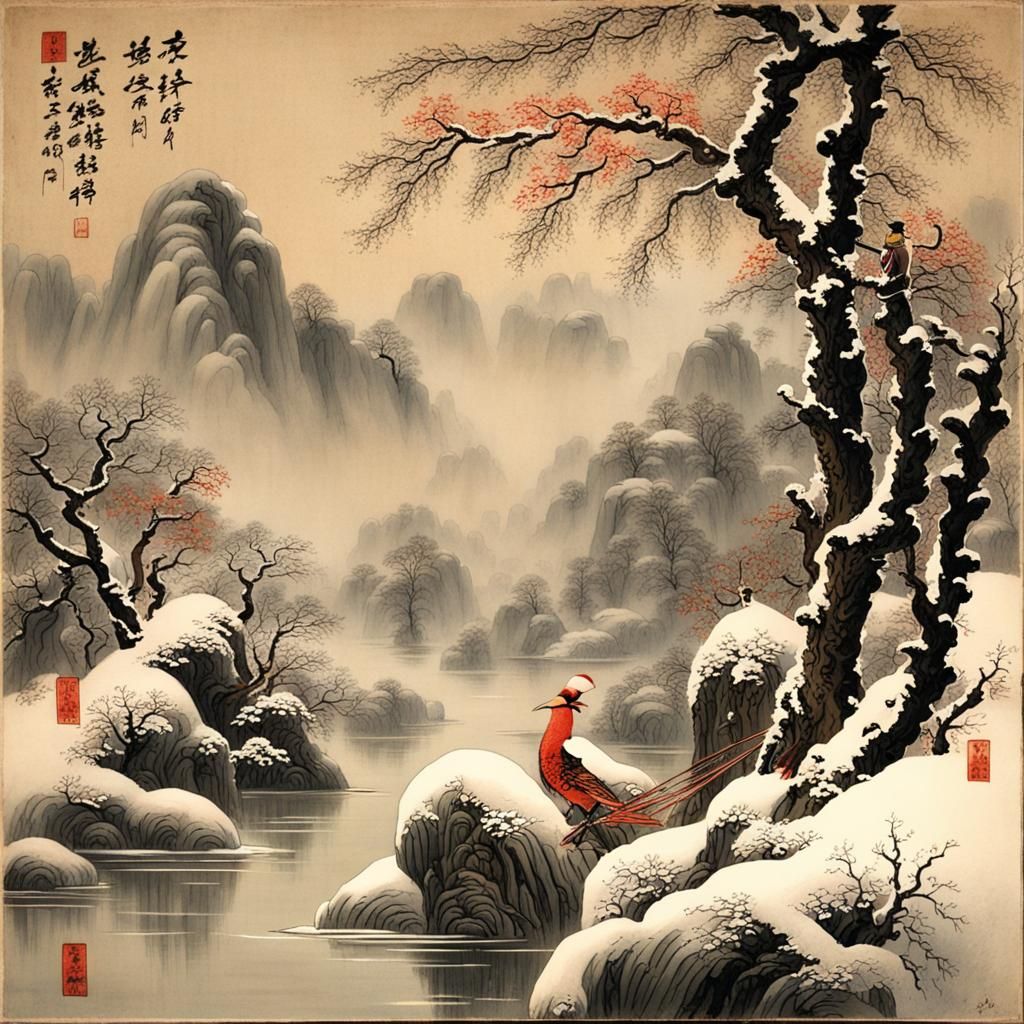 Chinese Painting: Fantasy Landscape in Classic Style