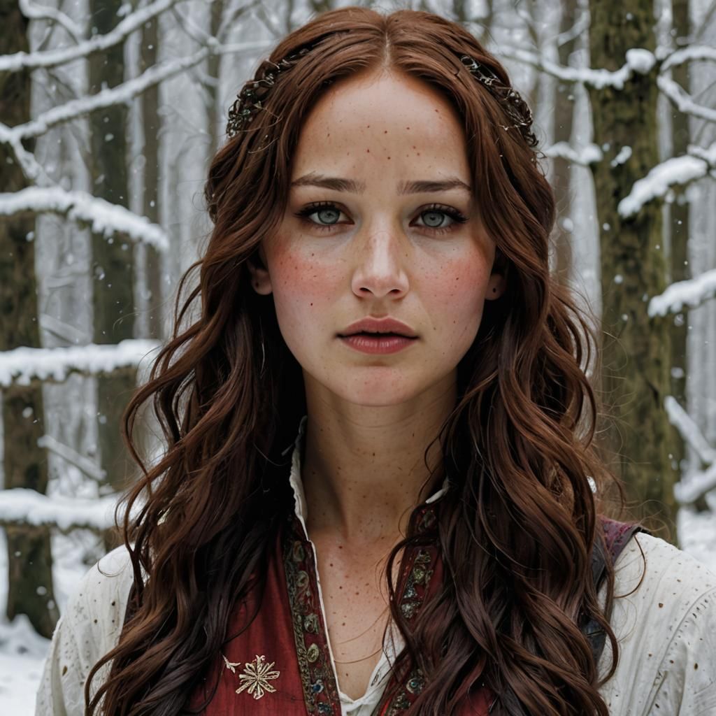 Anime Portrait of Woman in Turkish Attire