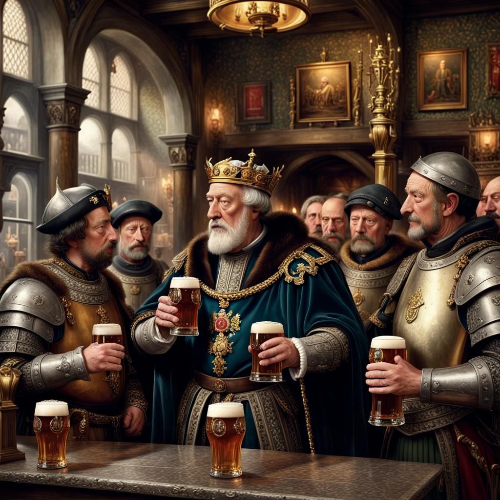 Emperor Charles in Flanders Pub, Digital Matte Painting