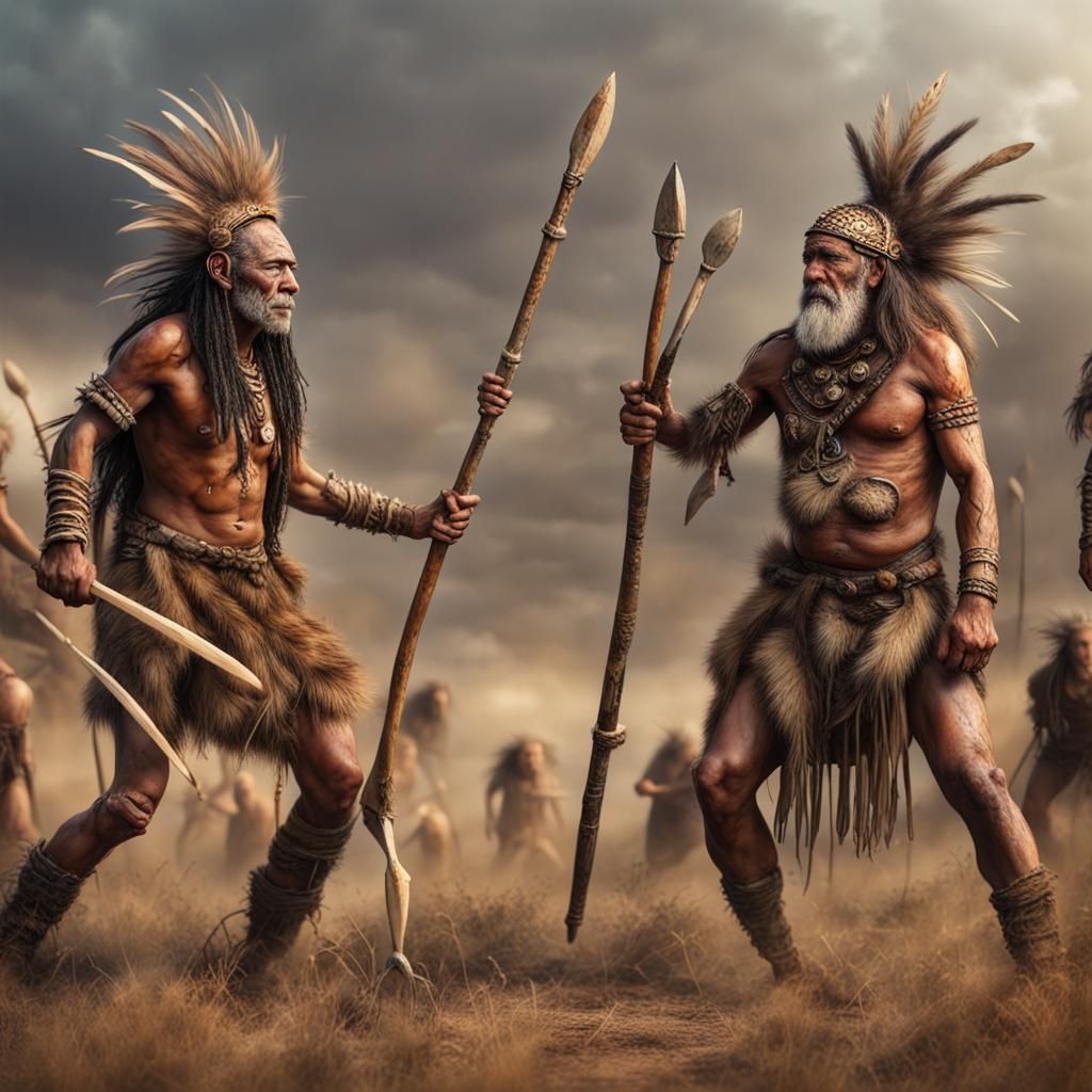 Primal Tribes Clash on the Plains in 8K