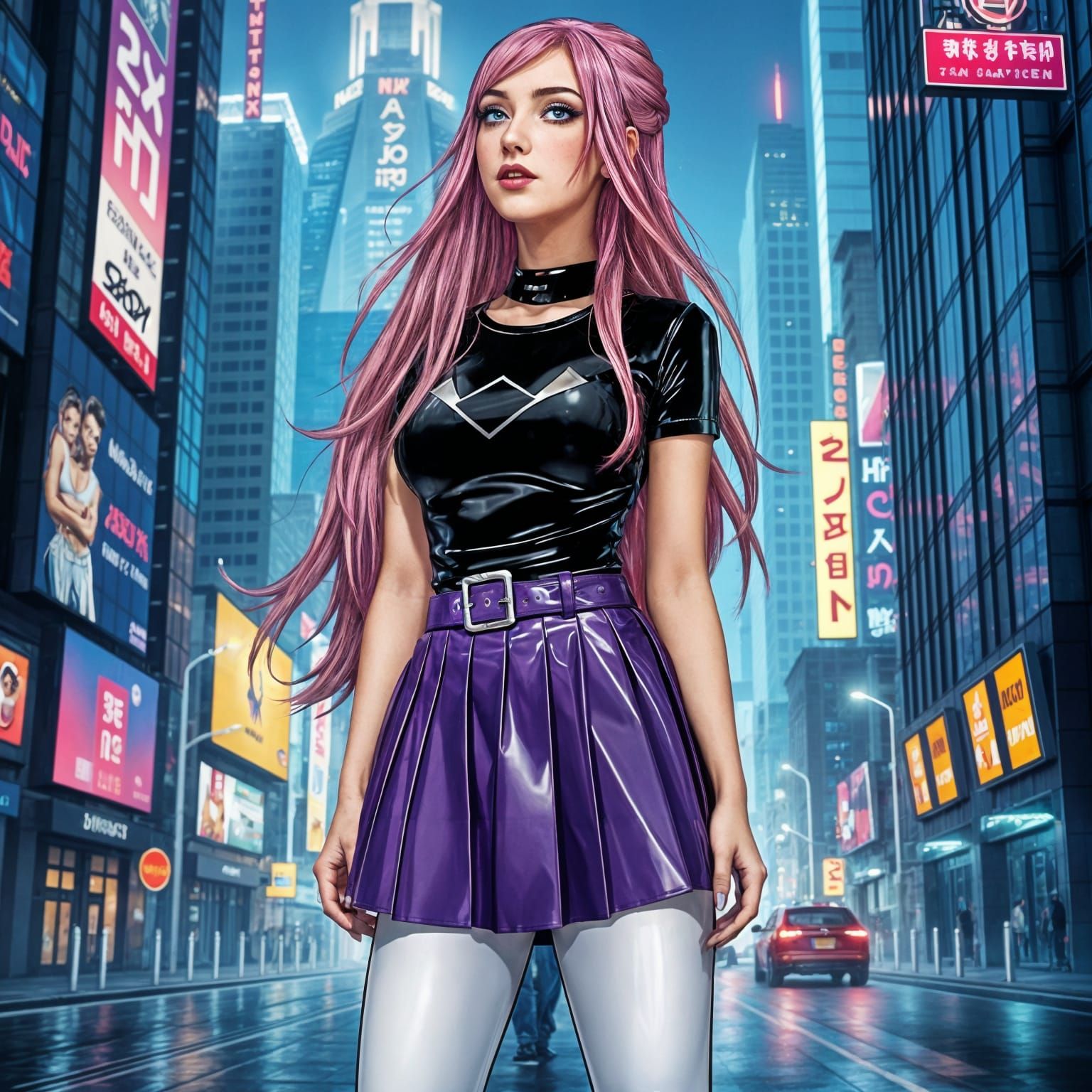 Surreal Gothic Cyberpunk Goddess