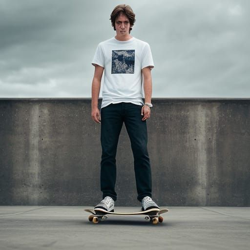 Athletic Teen Captured in Hyperrealistic Color