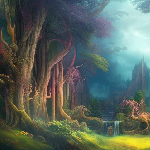 Fantastical Mythical Creatures in Detailed Digital Painting