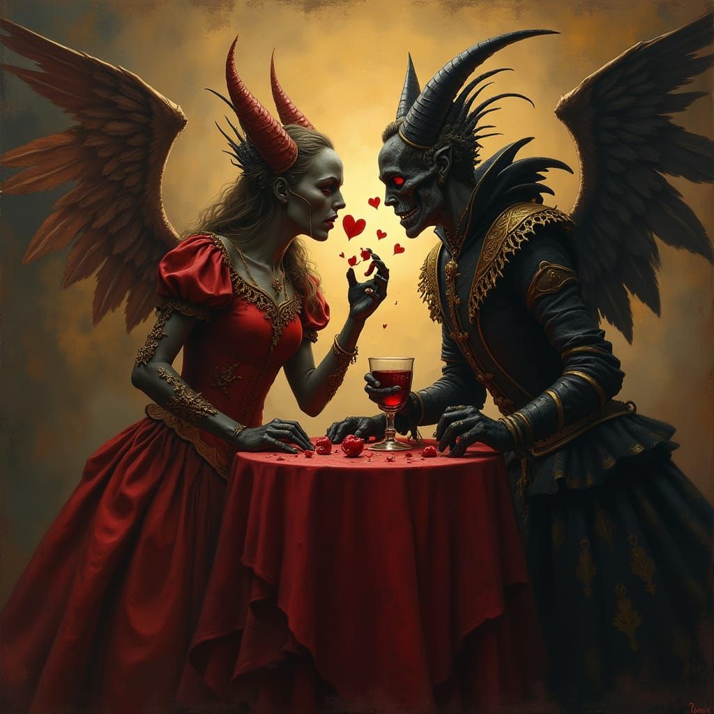 Grimdark Valentine's Curse, Dutch Golden Age Style