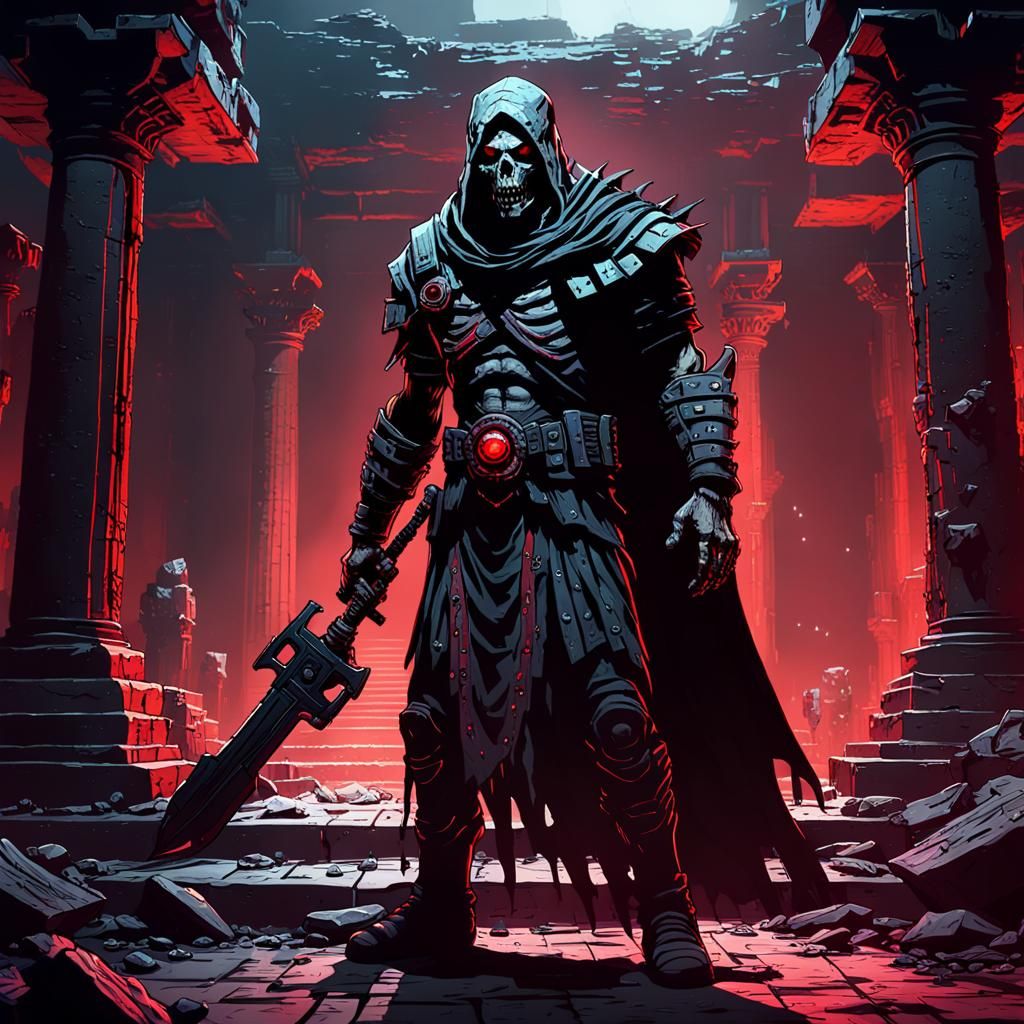 Undead Curse Bringer in Ruined Temple