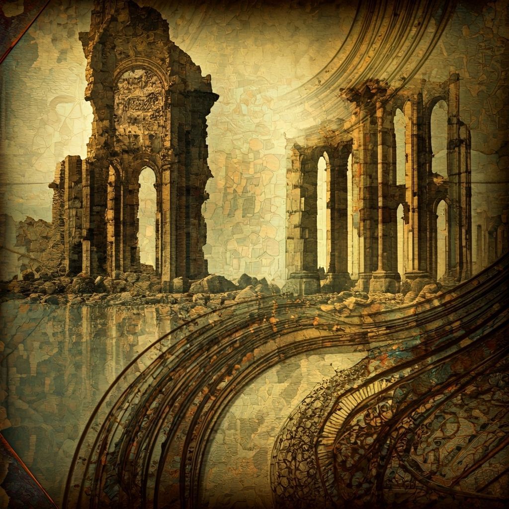 Abstract Freedom of Press on Tea-Stained Parchment