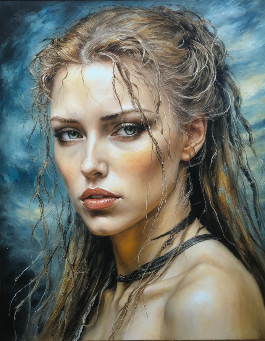 Painted Portrait in a Fantasy Art Style