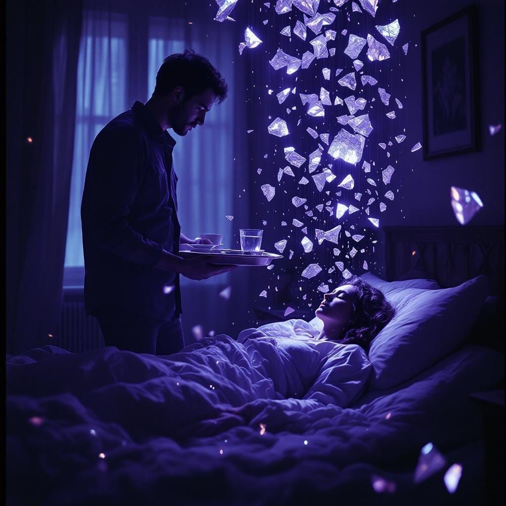 Fragile Care: Surreal Shards of a Morning Ritual