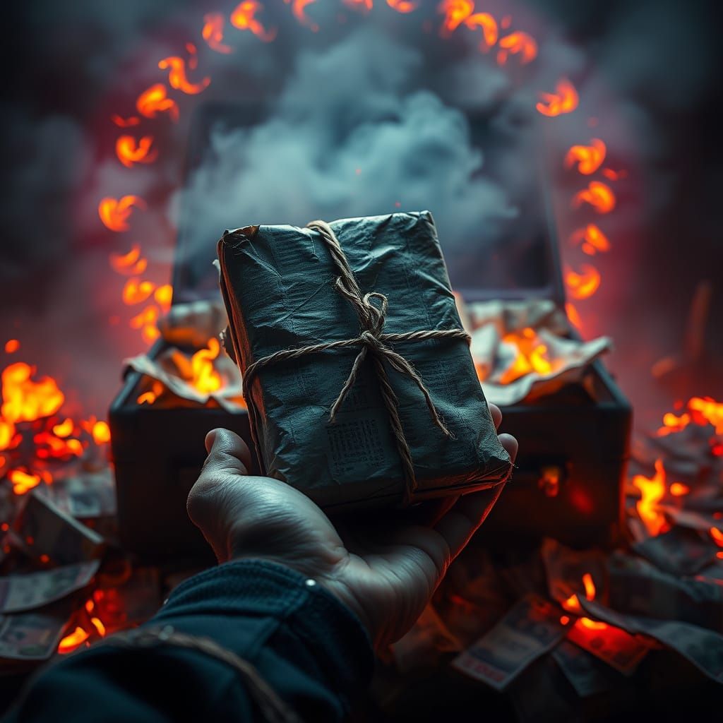 Mysterious Package Ignites Fiery Embers on Human Hand