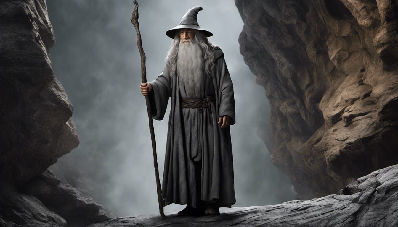 Gandalf on the Bridge of Khazad-dûm