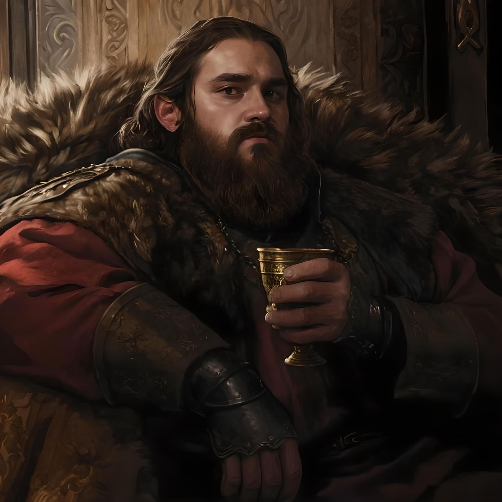 "Robert Baratheon was strong as a bull and fearless in battl...