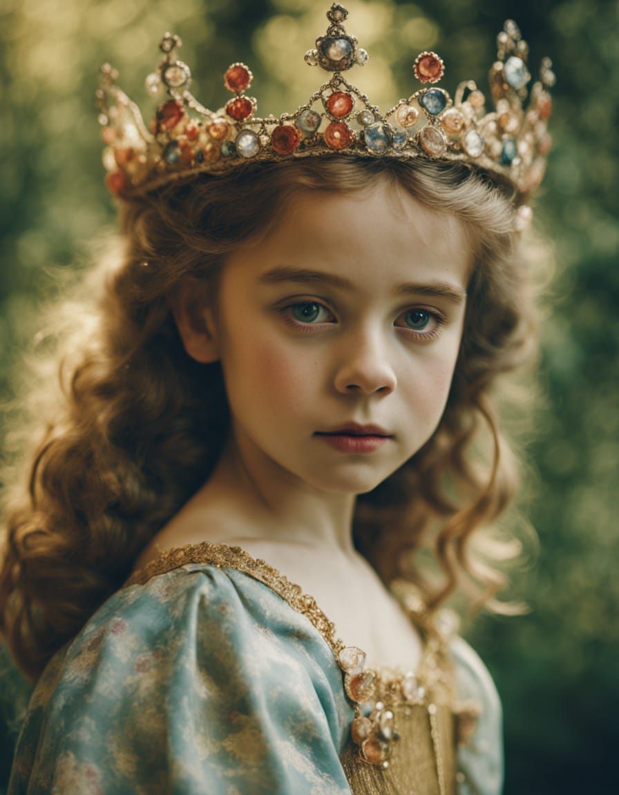 Whimsical Princess in Soft Focus Splendor