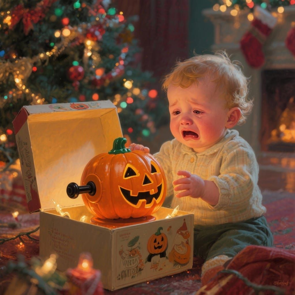 Scary Christmas Toy - Jack(O’Lantern)-in-a-box)