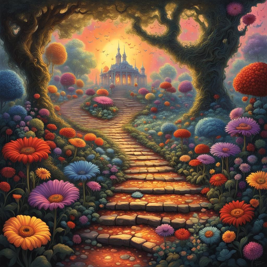 Betty Boop's Psychedelic Music Festival Journey