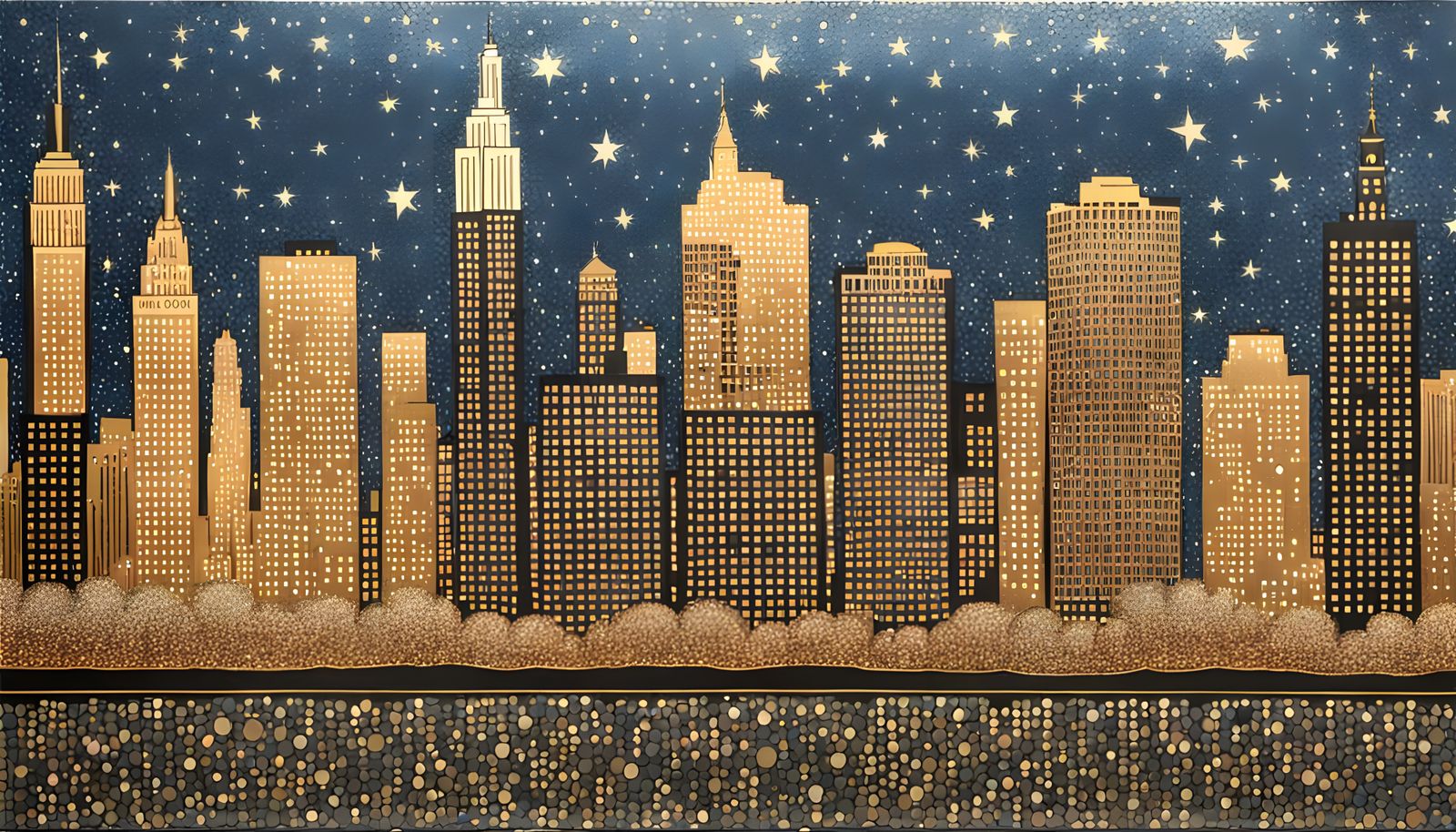 New York Cityscape in Wegener Style