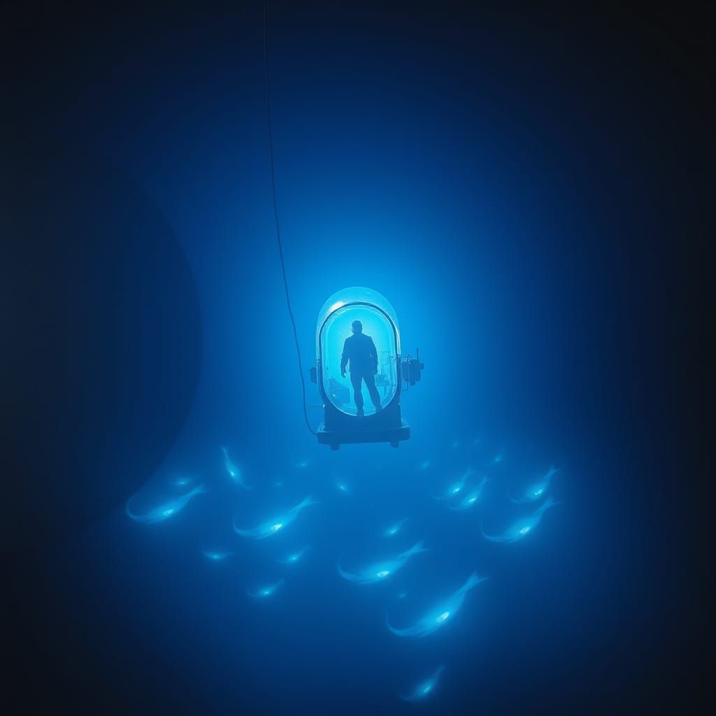 Descent into the Dark Blue Abyss