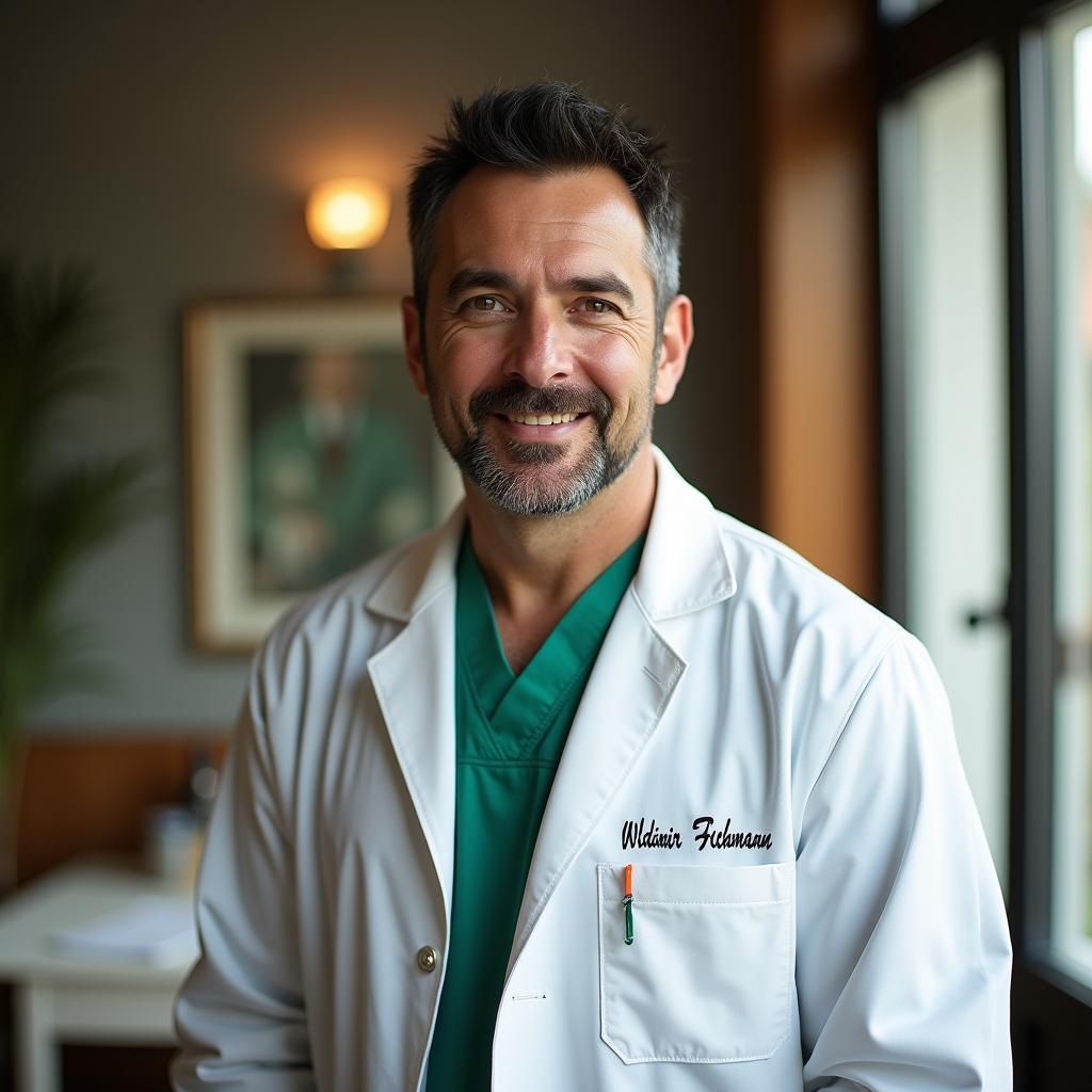 Orthopedic Surgeon Portrait in Luxurious Private Practice