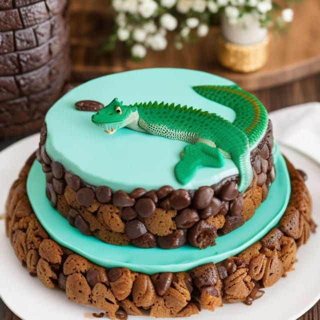 Crocodile Dundee cake