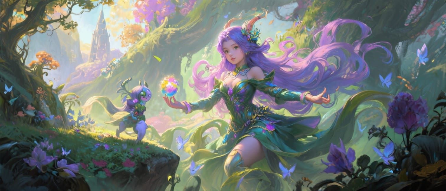 Enchanting Fantasy Artwork of a Magical Realm