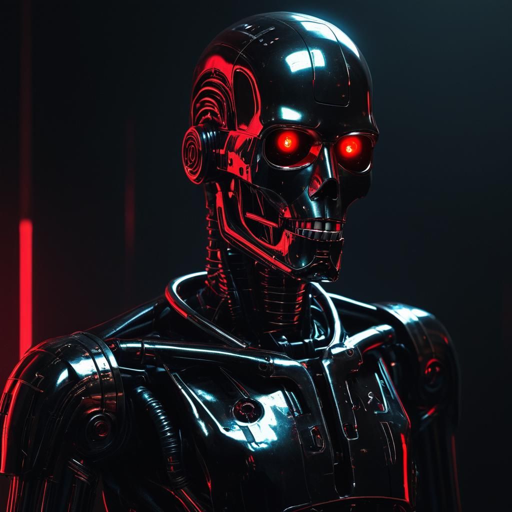 Cybernetic organism. A hybrid of Cyberdyne Terminator and C3...
