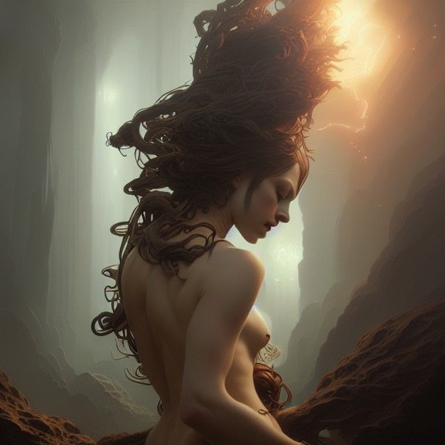 Twin Goddesses Reborn: Epic Digital Art