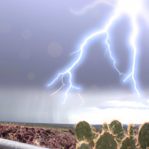 Electric Desert Thunderstorm: Arizona Photography