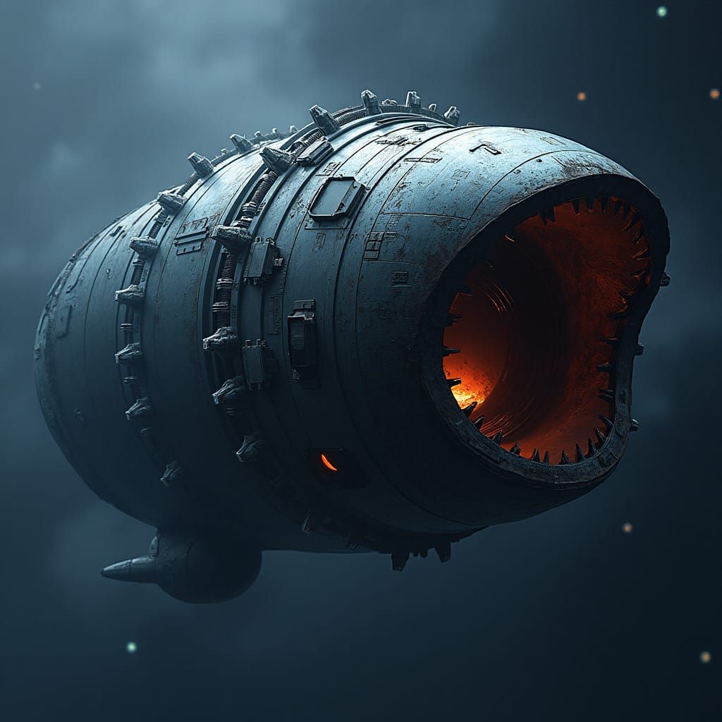 Planet-Killing Machine from Star Trek in Space