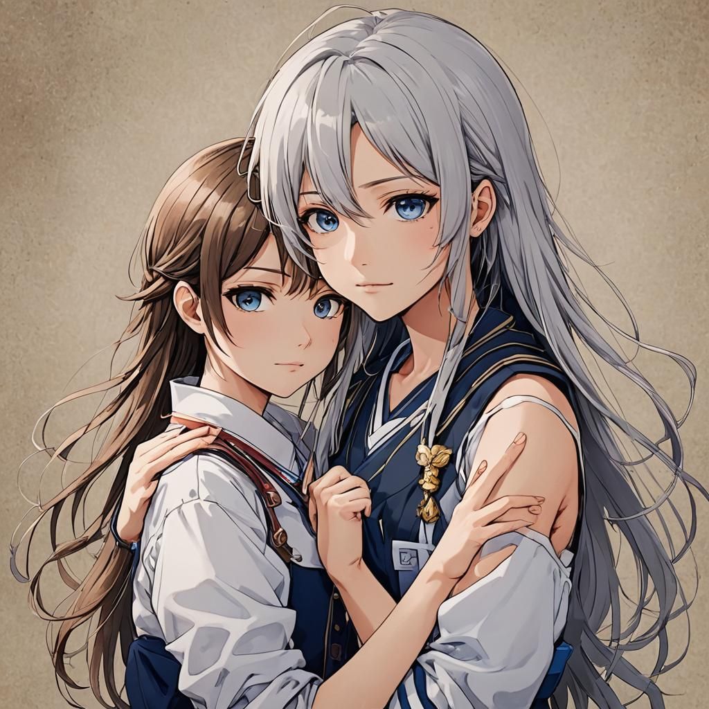 Gentle Anime Girl with Strong Character